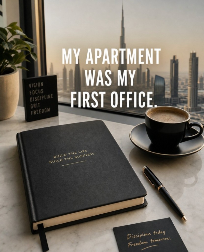 Before the Boardroom: How My Apartment Became the First Office of My Business — Saana Azzam